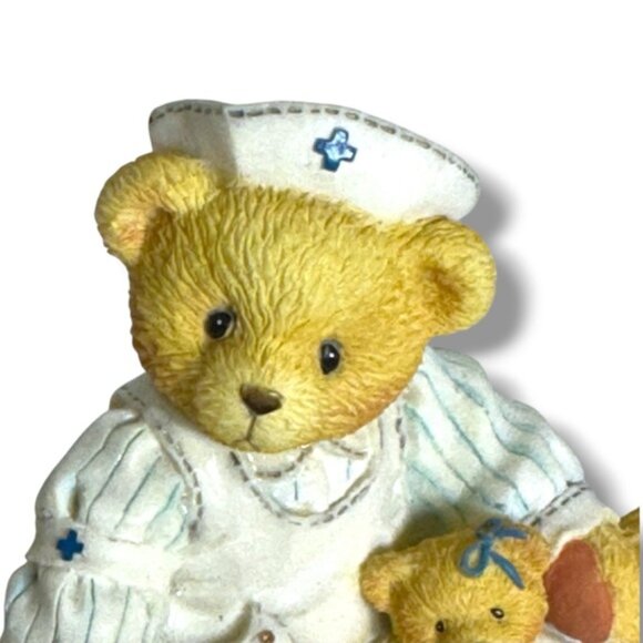 Vintage Nurse Bear Laura Cherished Teddies Baby Bear Patient 1996 Collectible - Picture 7 of 16